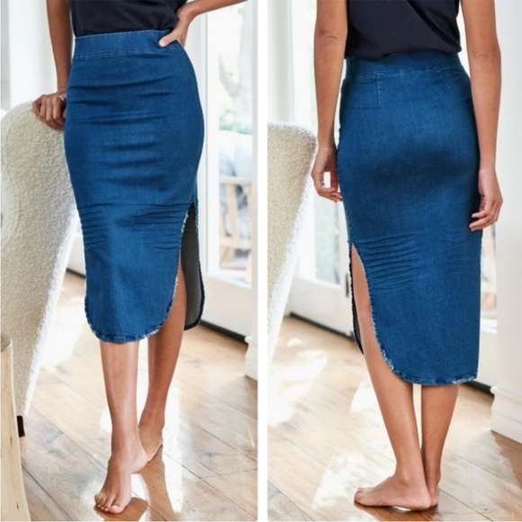 NWT Frank & Eileen Donegal Unforgettable Skirt 1977 Wash Blue Size 2 NEW